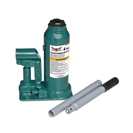 SAFEGUARD Welded Inline Bottle Jack, Steel, 4 Ton Capacity 61040